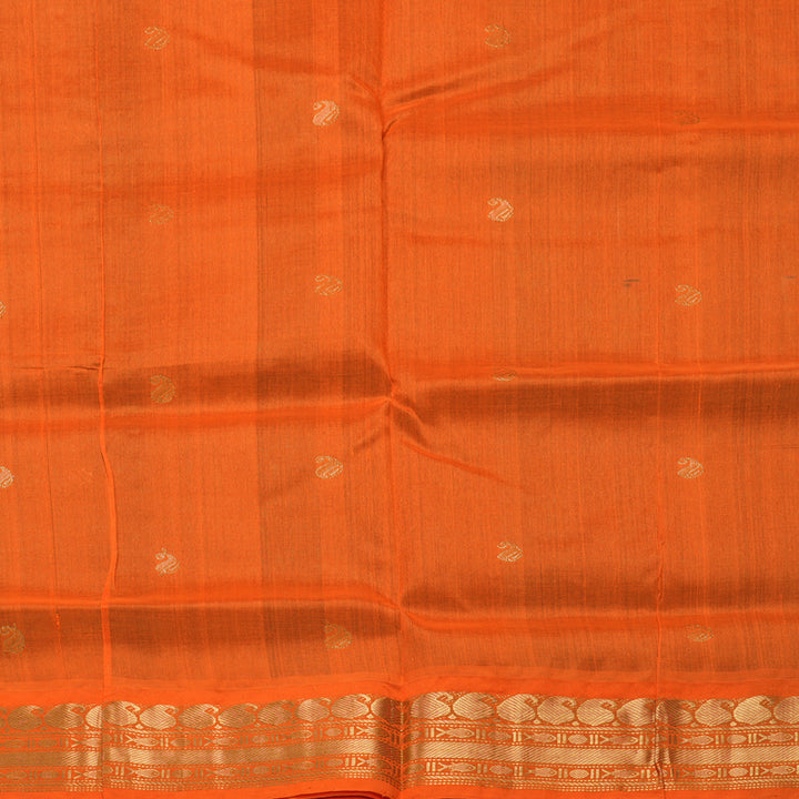 Hayagrivas Bottle Green Pure Silk Cotton Saree SSCBF34D4-8