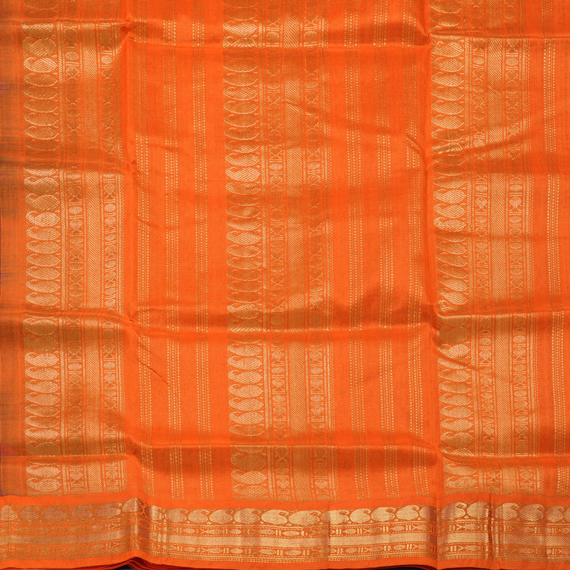 Hayagrivas Bottle Green Pure Silk Cotton Saree SSCBF34D4-8
