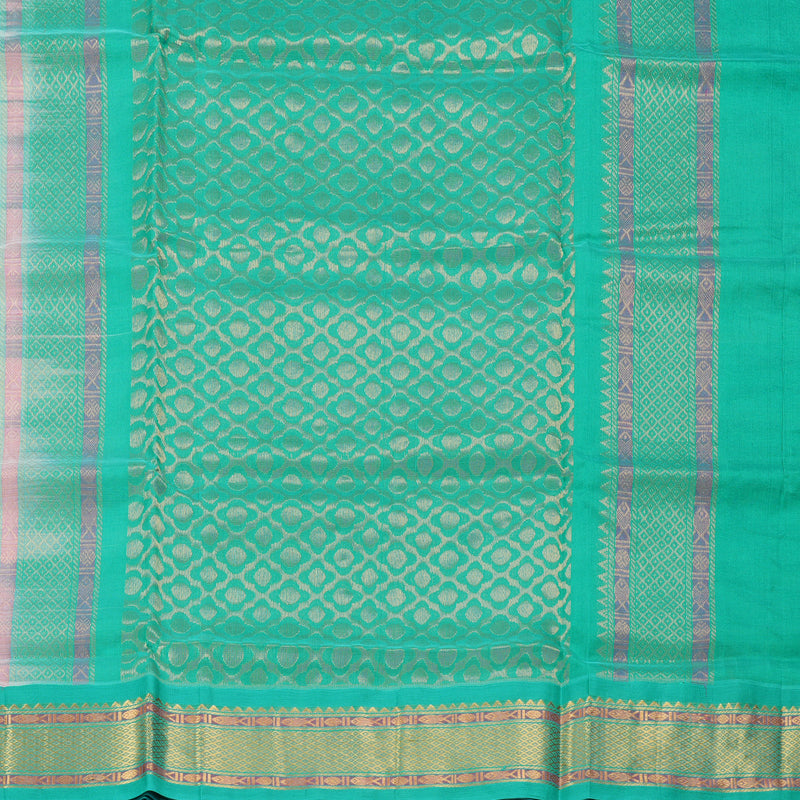 Hayagrivas White Pure Silk Cotton Saree SSCBF34D5-15