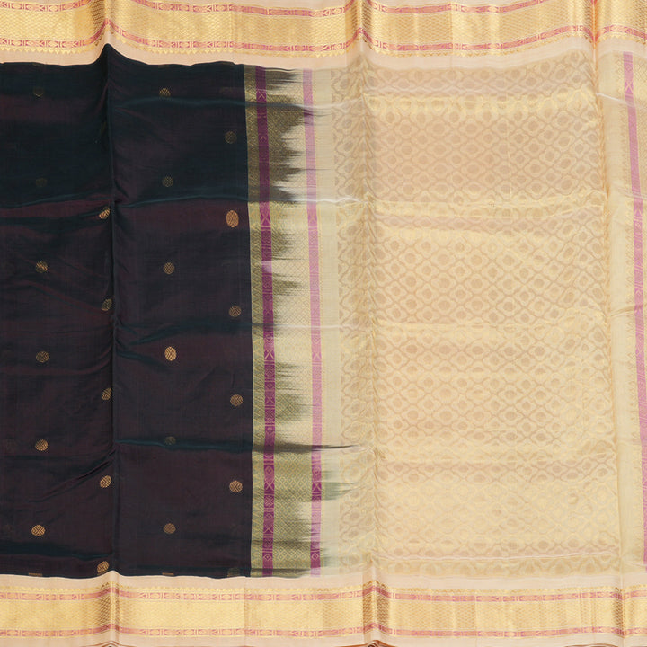 Hayagrivas Deep Nagapazham Pure Silk Cotton Saree SSCBF34D5-22