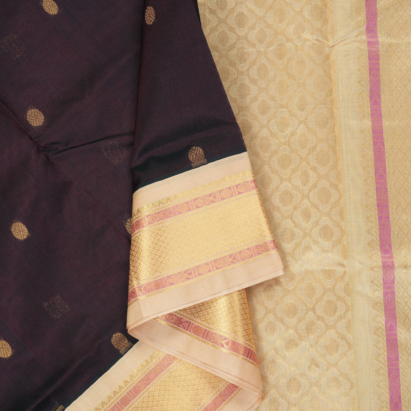 Hayagrivas Deep Nagapazham Pure Silk Cotton Saree SSCBF34D5-22