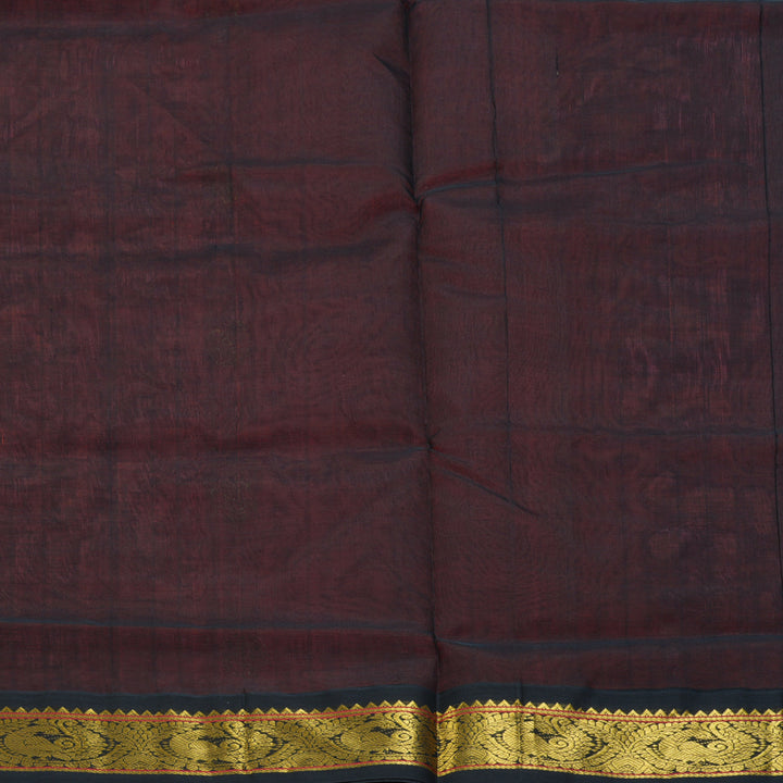 Hayagrivas Orange Pure Silk Cotton Saree SSCBF34D5-36