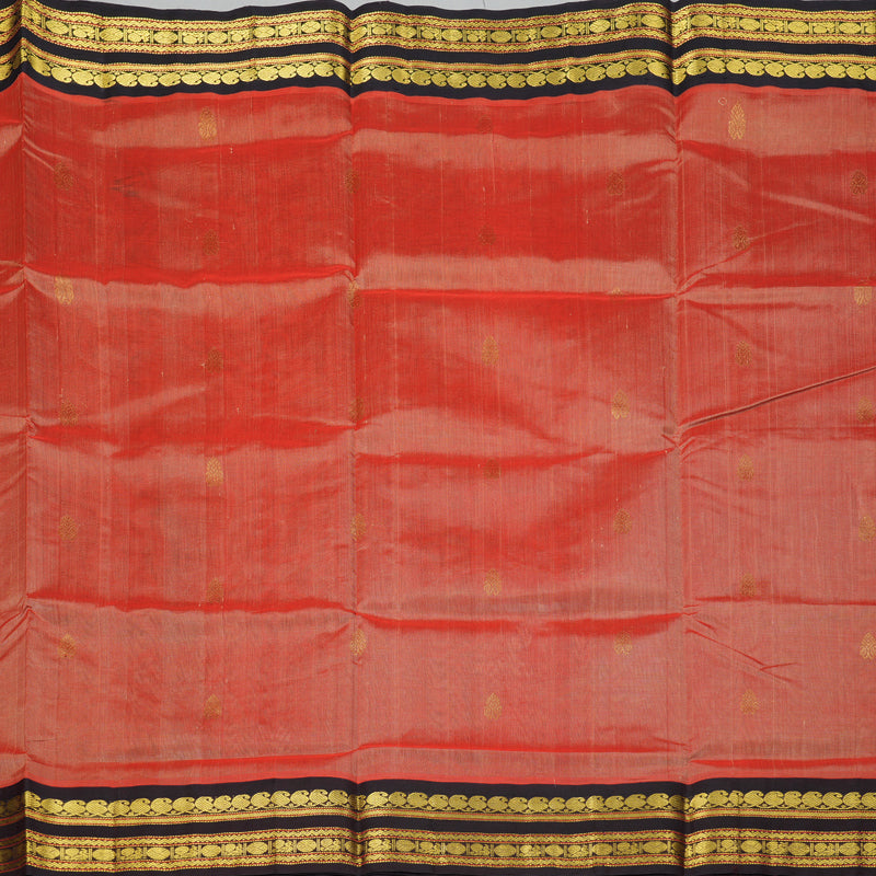 Hayagrivas Light Red Pure Silk Cotton Saree SSCBF34D5-39