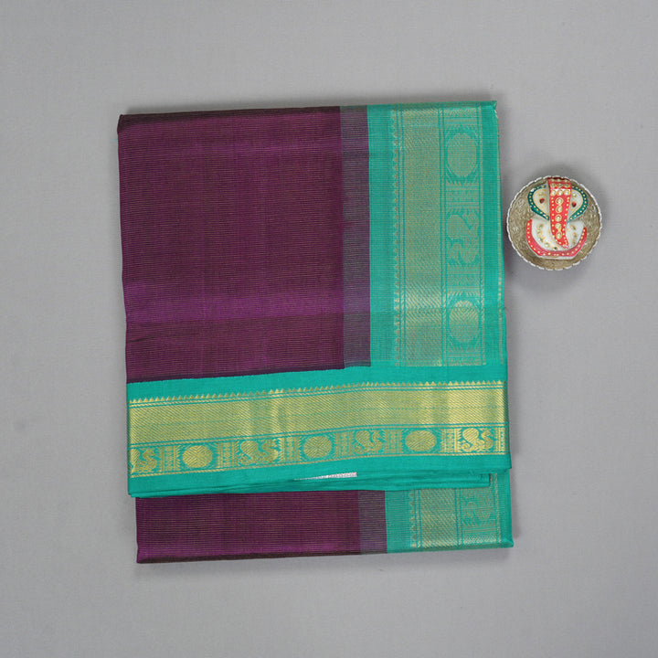 Hayagrivas Violet Pure Silk Cotton Saree SSCBF35D1-11