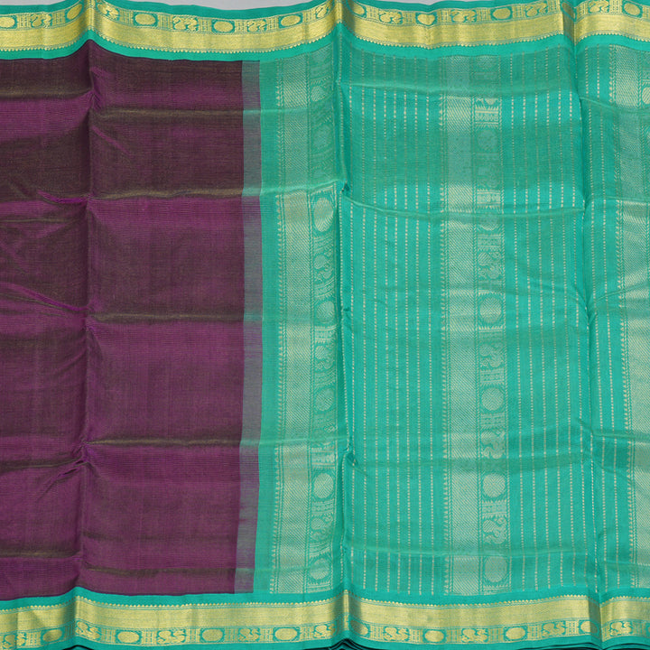 Hayagrivas Violet Pure Silk Cotton Saree SSCBF35D1-11