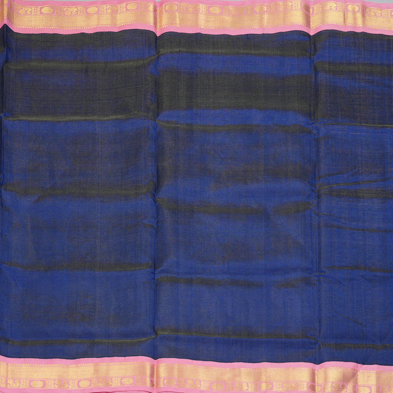 Hayagrivas Blue Pure Silk Cotton Saree SSCBF35D1-19