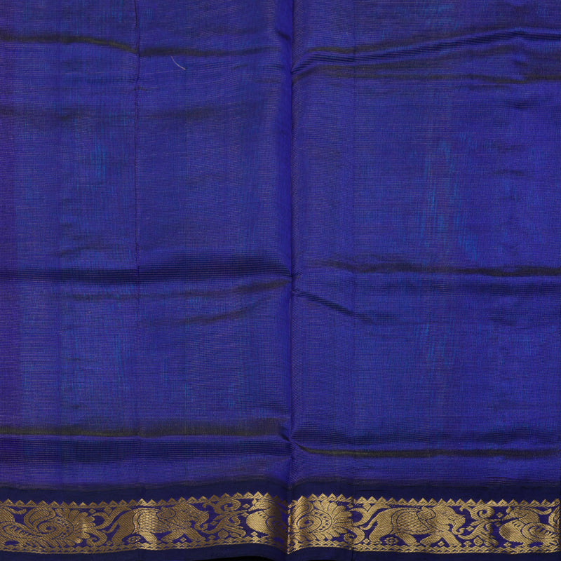 Hayagrivas Dual Toned Blue & Purple Pure Silk Cotton Saree SSCBF35D1-20