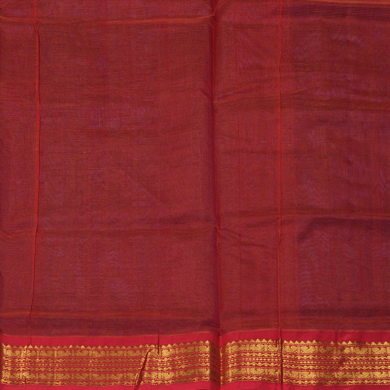 Hayagrivas Lavender-Blue Pure Silk Cotton Saree SSCBF35D1-30