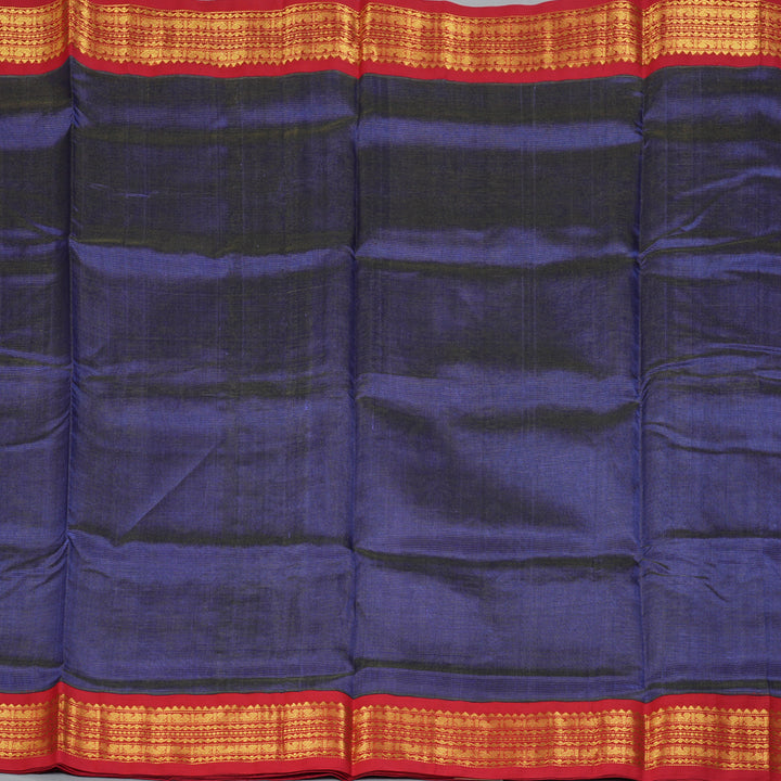 Hayagrivas Lavender-Blue Pure Silk Cotton Saree SSCBF35D1-30