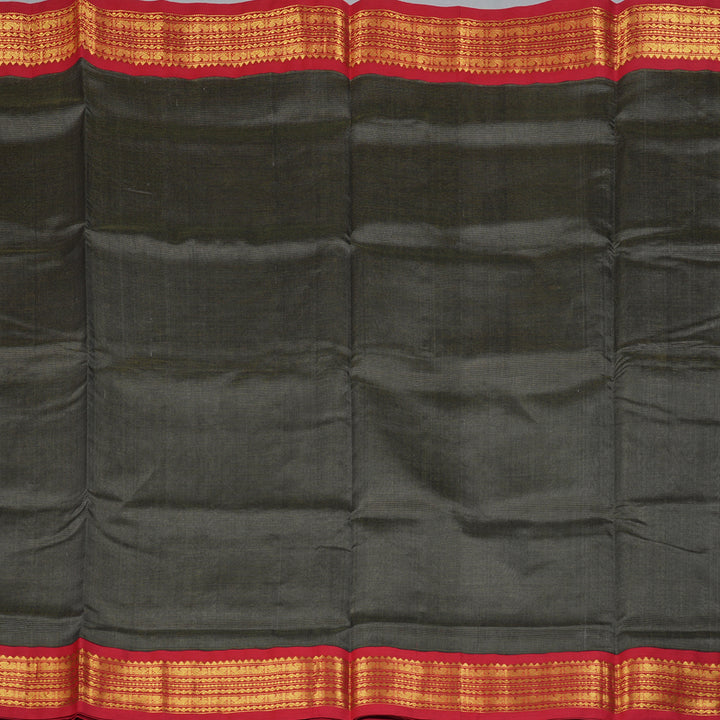 Hayagrivas Elephant Grey Pure Silk Cotton Saree SSCBF35D1-35