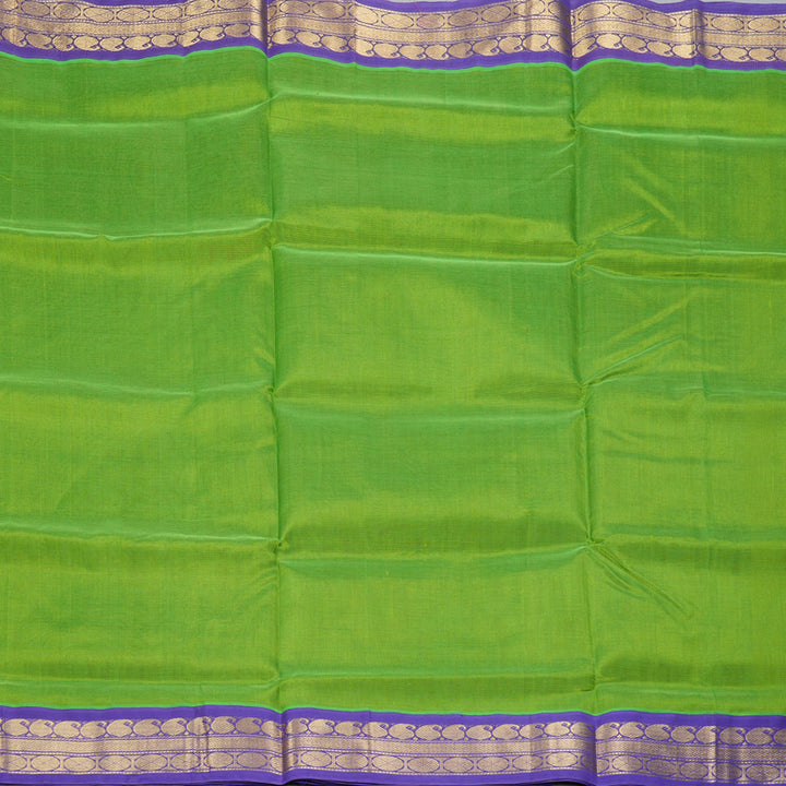 Hayagrivas Parrot Green Pure Silk Cotton Saree SSCBF35D1-38