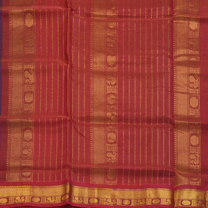Hayagrivas Purple Pure Silk Cotton Saree SSCBF35D1-6