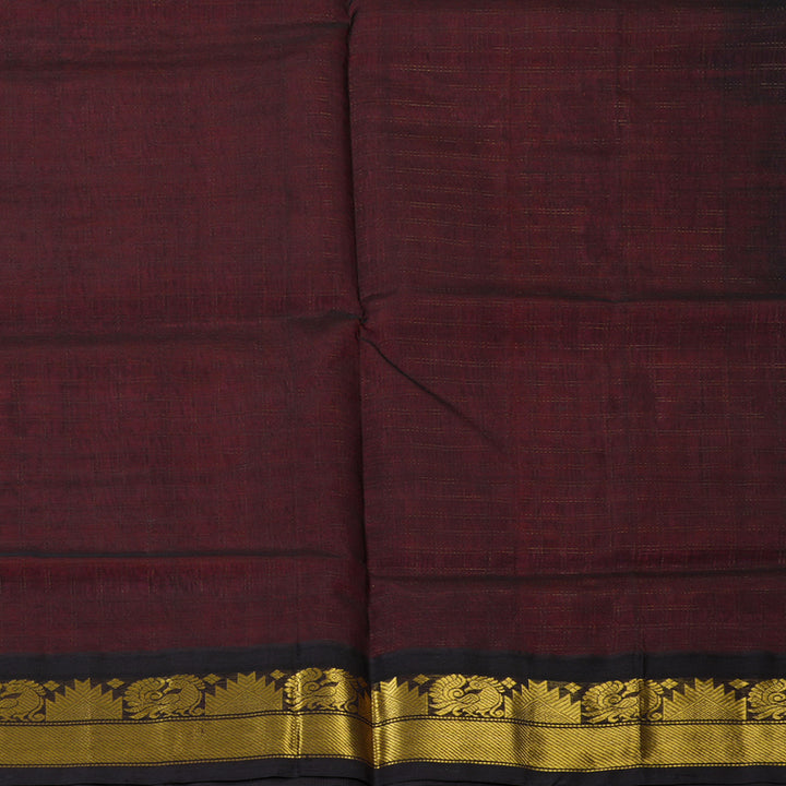 Hayagrivas Pinkish-Orange Pure Silk Cotton Saree SSCBF35D3-20