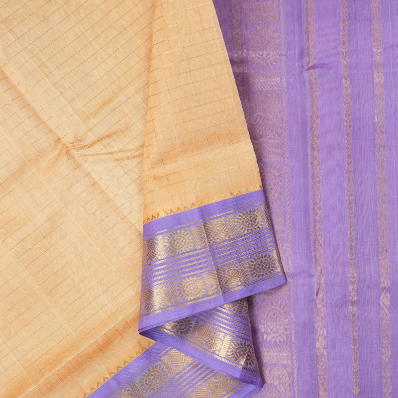 Hayagrivas Sandal Pure Silk Cotton Saree SSCBF35D3-4