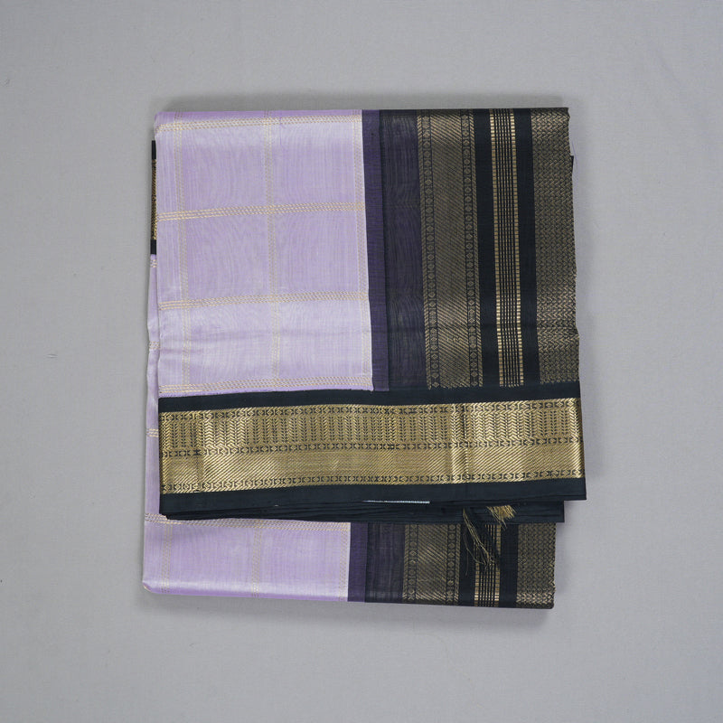 Hayagrivas Lilac Pure Silk Cotton Saree SSCBF35D3-6