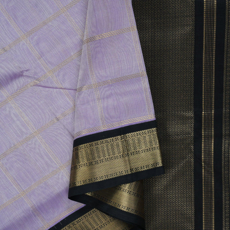 Hayagrivas Lilac Pure Silk Cotton Saree SSCBF35D3-6