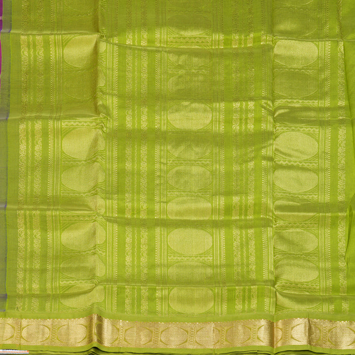 Hayagrivas Vadamalli Purple Pure Silk Cotton Saree SSCBF35D4-3