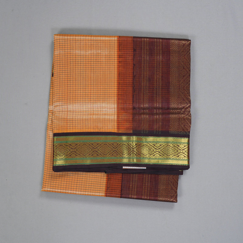 Hayagrivas Mild Peach Pure Silk Cotton Saree SSCBF35D5-11