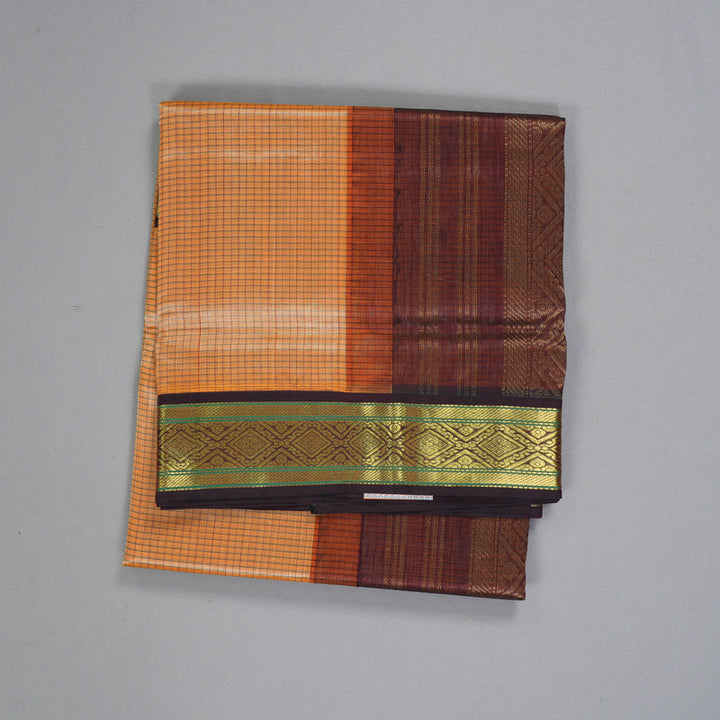Hayagrivas Mild Peach Pure Silk Cotton Saree SSCBF35D5-11