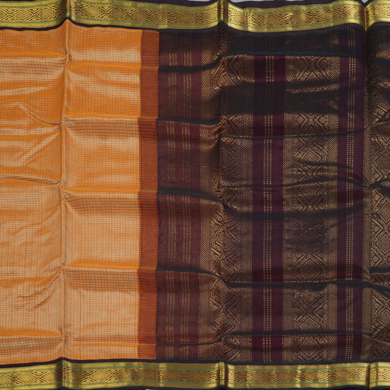 Hayagrivas Mild Peach Pure Silk Cotton Saree SSCBF35D5-11