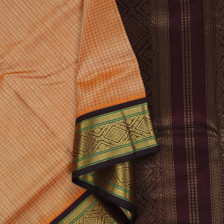 Hayagrivas Mild Peach Pure Silk Cotton Saree SSCBF35D5-11