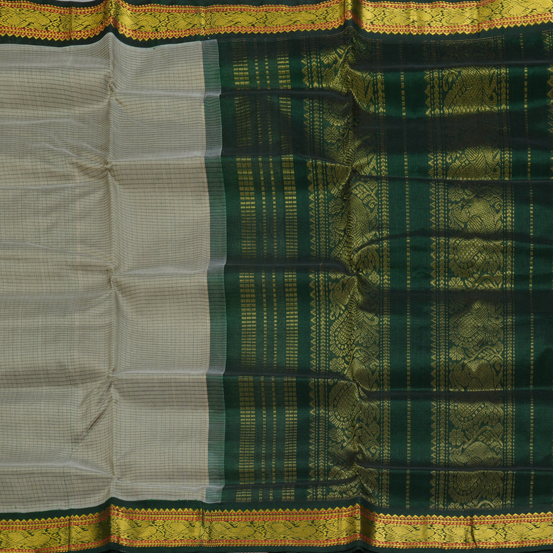 Hayagrivas Elephant Grey Pure Silk Cotton Saree SSCBF35D5-18
