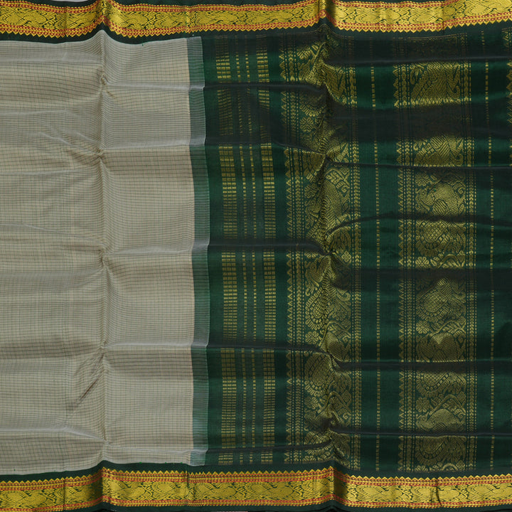 Hayagrivas Elephant Grey Pure Silk Cotton Saree SSCBF35D5-18