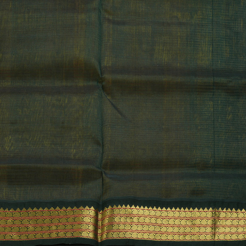 Hayagrivas Yellow & Orange Stripes Pure Silk Cotton Saree SSCBF35D5-19