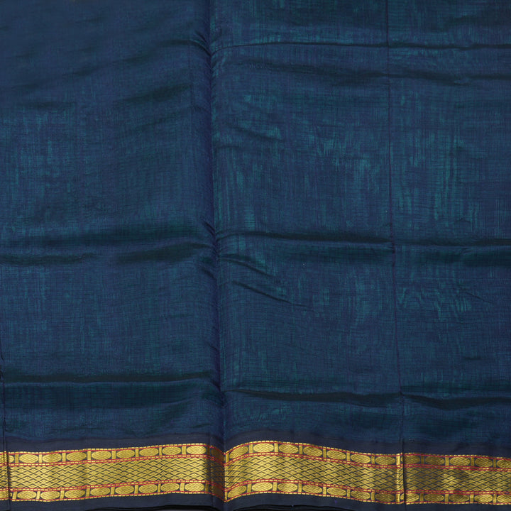 Hayagrivas Teal Green Pure Silk Cotton Saree SSCBF35D5-20