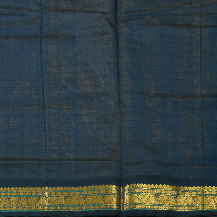 Hayagrivas Mustard Yellow Pure Silk Cotton Saree SSCBF35D5-23