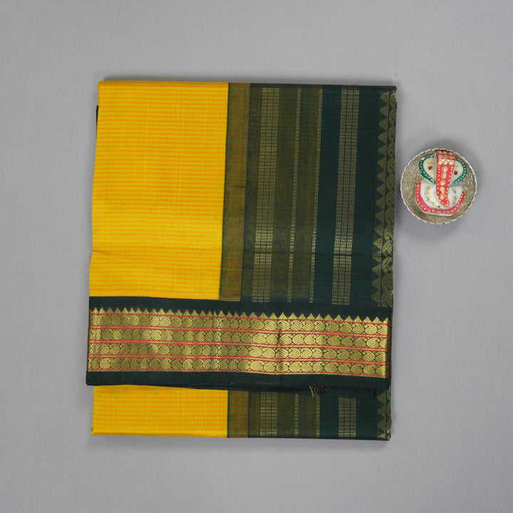 Hayagrivas Mango Yellow Pure Silk Cotton Saree SSCBF35D5-3