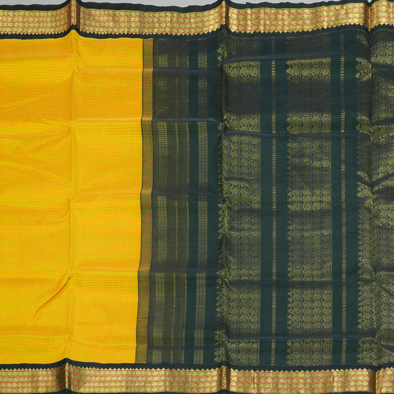 Hayagrivas Mango Yellow Pure Silk Cotton Saree SSCBF35D5-3