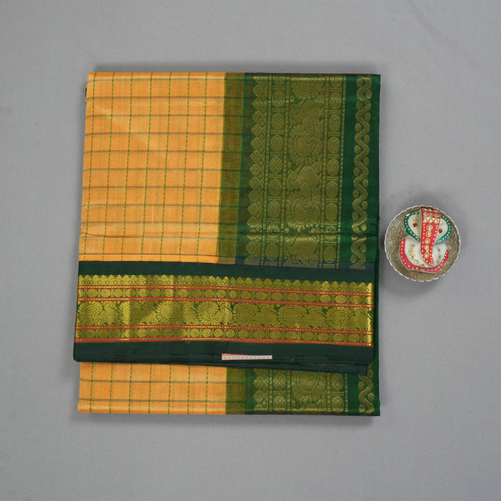 Hayagrivas Sandal Pure Silk Cotton Saree SSCBF35D5-7