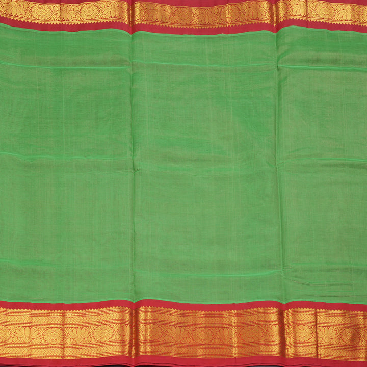 Hayagrivas Light Green Pure Silk Cotton Saree SSCBF36D10-1