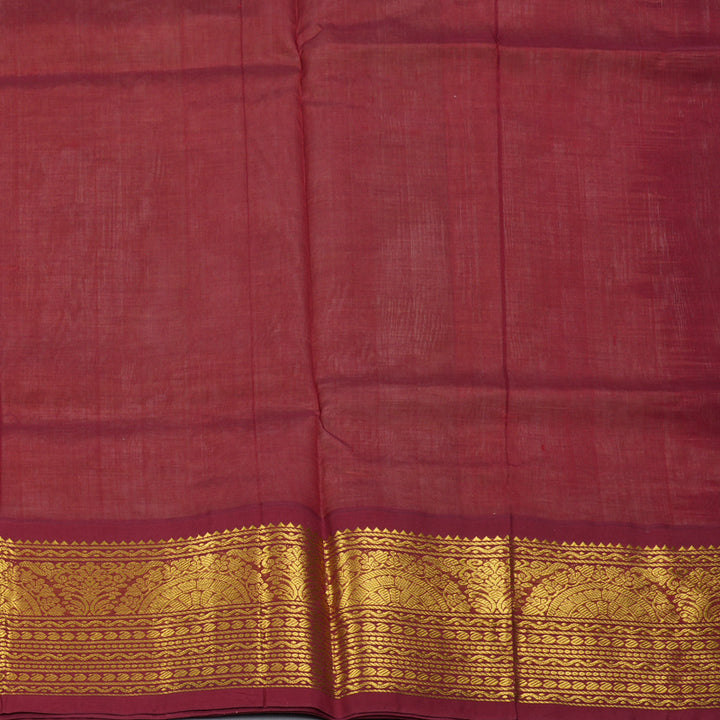 Hayagrivas Half-White Pure Silk Cotton Saree SSCBF36D11-1