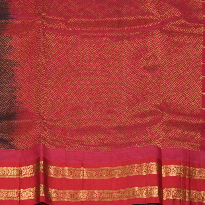 Hayagrivas Purple Pure Silk Cotton Saree SSCBF36D12-2