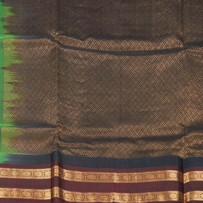 Hayagrivas Aqua Green Pure Silk Cotton Saree SSCBF36D12-3