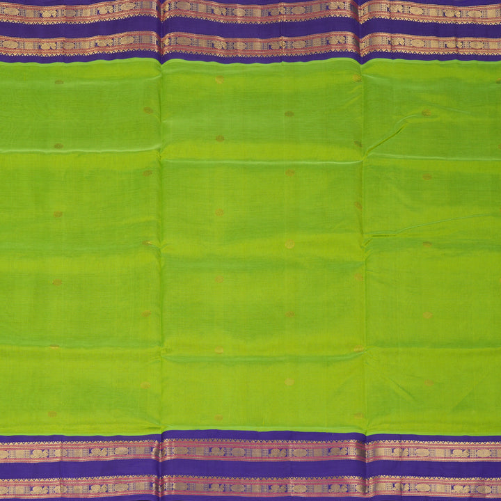 Hayagrivas Parrot Green Pure Silk Cotton Saree SSCBF36D3-12
