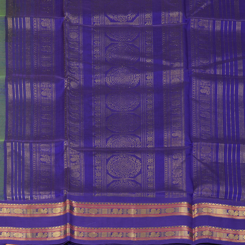 Hayagrivas Parrot Green Pure Silk Cotton Saree SSCBF36D3-12