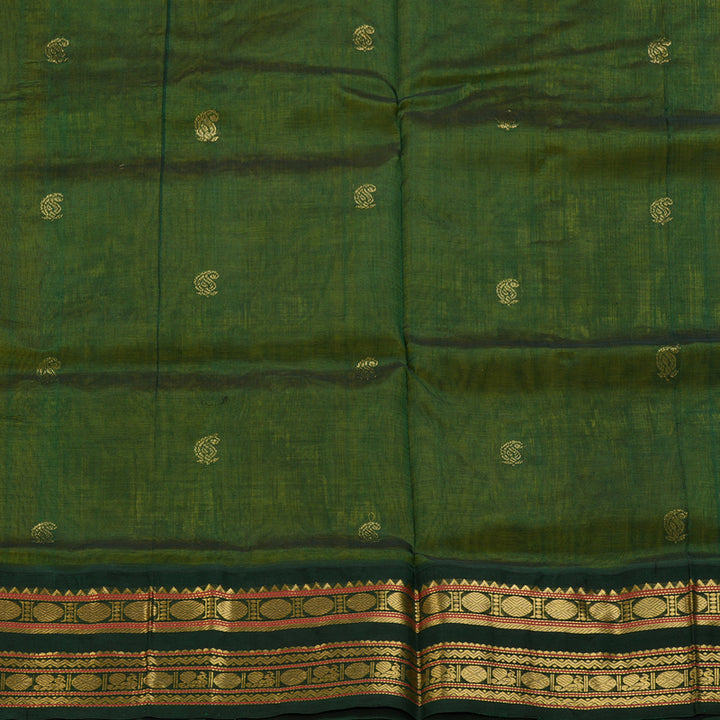 Hayagrivas Lemon Yellow Pure Silk Cotton Saree SSCBF36D3-14
