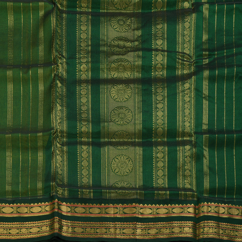 Hayagrivas Lemon Yellow Pure Silk Cotton Saree SSCBF36D3-14