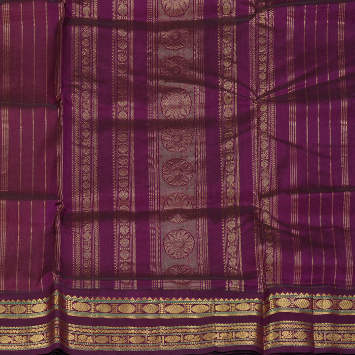 Hayagrivas Sampanga Yellow Pure Silk Cotton Saree SSCBF36D3-8