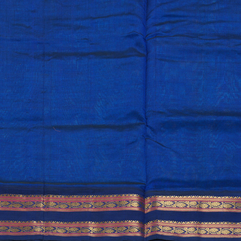 Hayagrivas Sky Blue Pure Silk Cotton Saree SSCBF36D4-3
