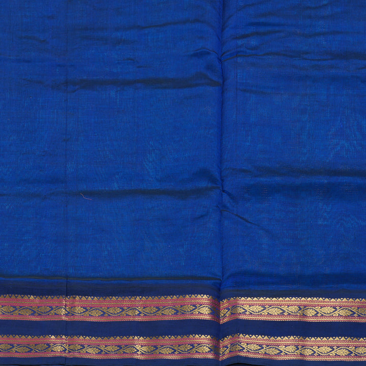Hayagrivas Sky Blue Pure Silk Cotton Saree SSCBF36D4-3