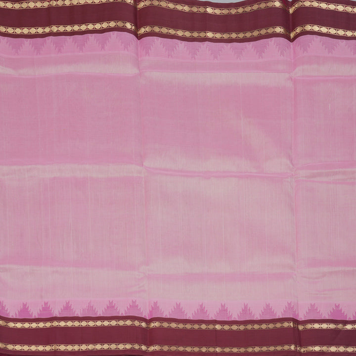 Hayagrivas Baby Pink Pure Silk Cotton Saree SSCBF36D5-2