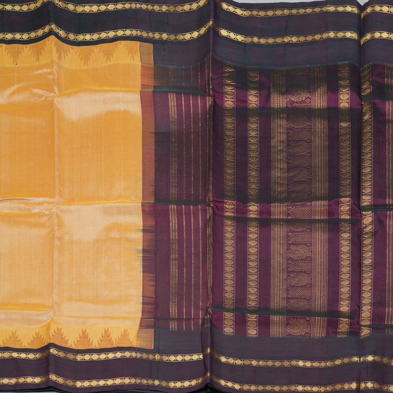 Hayagrivas Sandal Pure Silk Cotton Saree SSCBF36D5-3