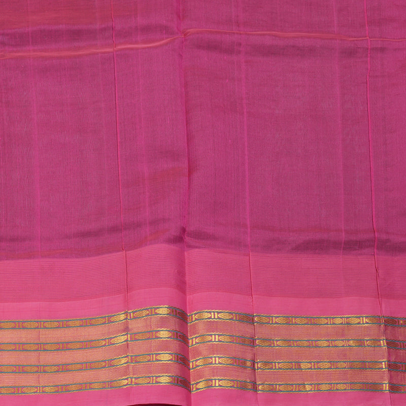 Hayagrivas Peacock Blue Pure Silk Cotton Saree SSCBF36D6-1