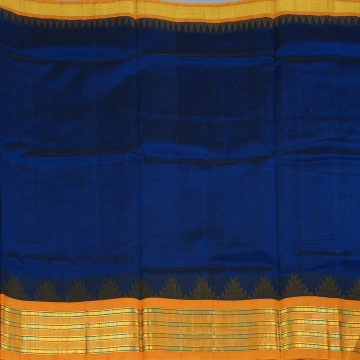 Hayagrivas Blue Pure Silk Cotton Saree SSCBF36D6-7
