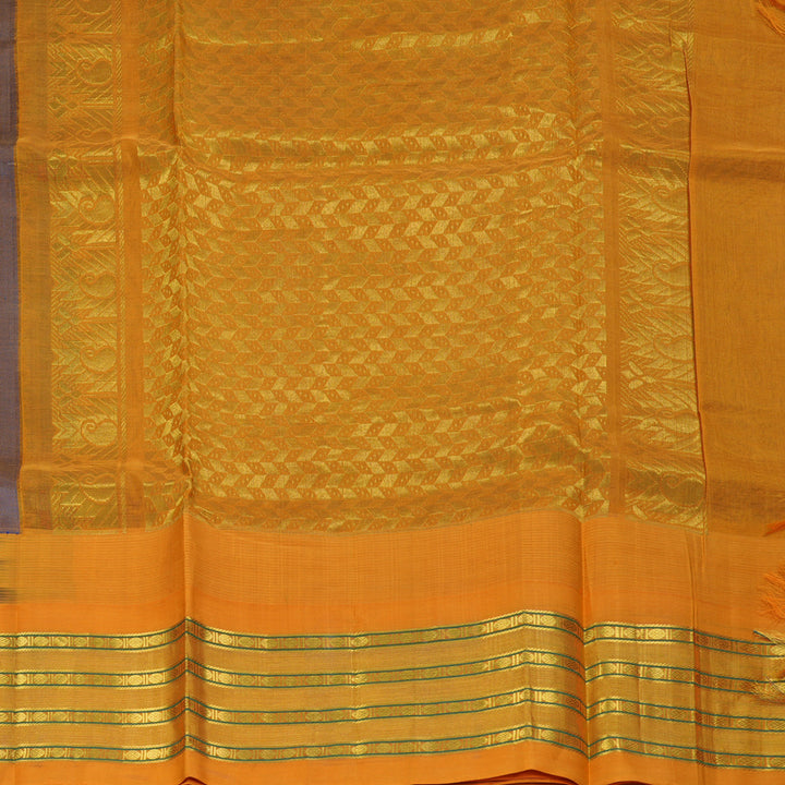 Hayagrivas Blue Pure Silk Cotton Saree SSCBF36D6-7