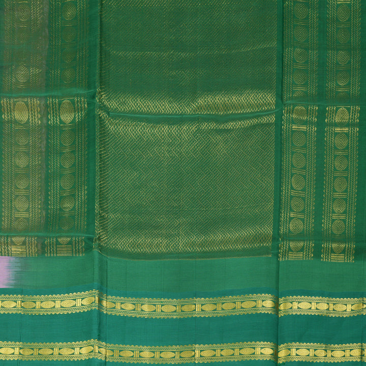 Hayagrivas Yellowish-Peach Pure Silk Cotton Saree SSCBF36D7-1
